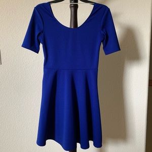 Blue Skater Dress